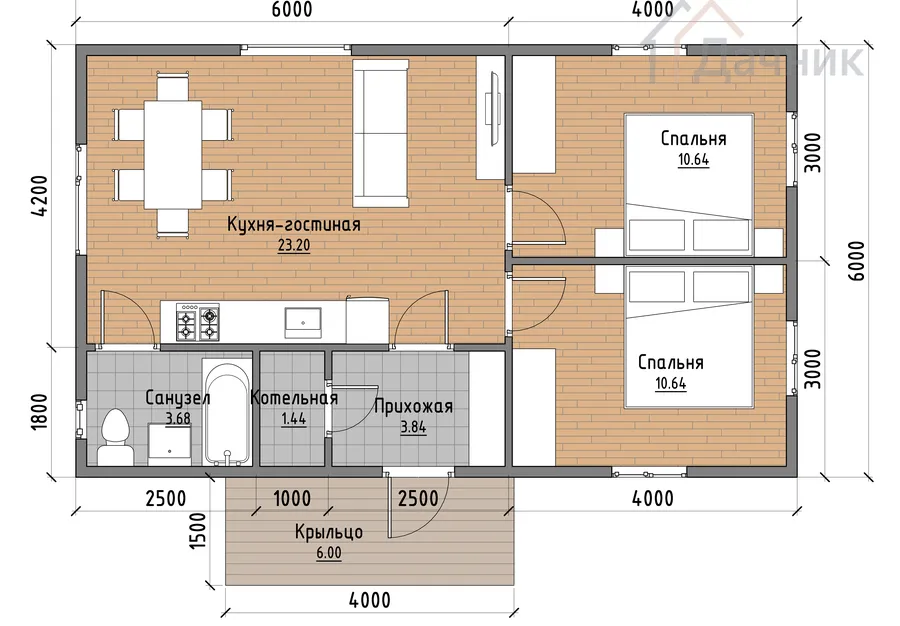 Планировка ДК-165-1