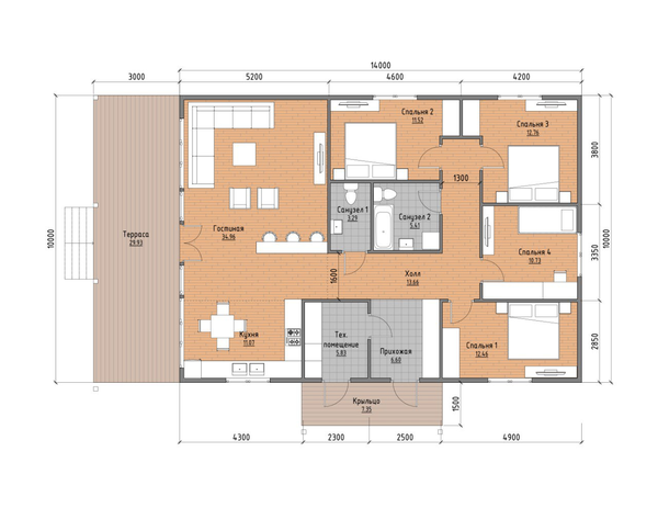 Планировка ДК-228